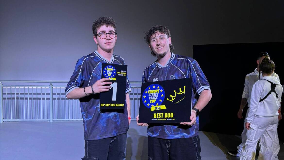 2 marchigiani sul tetto d’Europa: Enrico e Gianluca vincono l’European Street Dance 2k24